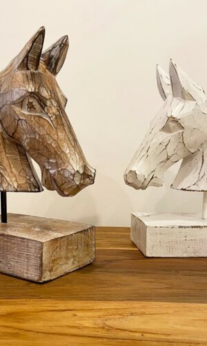 cheval en bois sculpture